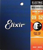 Струны для электрогитары Elixir Nanoweb 9-52 Super Light 7set (12007)