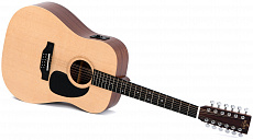 12-ти струнная гитара Sigma DM12E