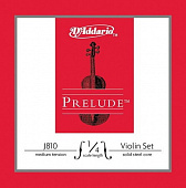 Струны для скрипки D'Addario J810 Prelude 1/4 Medium