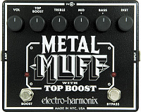 Педаль эффектов Electro-Harmonix Metal Muff w/Top Boost