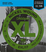 Струны для электрогитары D'Addario EXL117 11-56