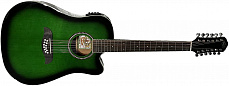 12-ти струнная гитара Oscar Schmidt OD312CETGR