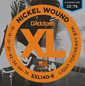 Струны для электрогитары D'Addario EXL140-8 8set 10-74