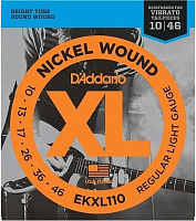 Струны для электрогитары D'Addario EKXL110 10-46