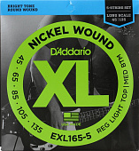 Струны для бас-гитар D'Addario EXL165-5 45-135