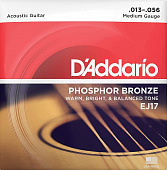 Струны для акустической гитары D'Addario EJ17 13-56