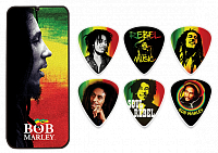 Набор медиаторов Dunlop BOB-PT01M Bob Marley Rasta Medium