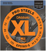Струны для бас-гитар D'Addario EPS160-5 50-135