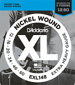 Струны для электрогитары D'Addario EXL148 12-60