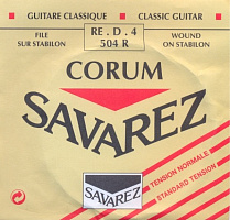 Струна для классической гитары №4 Savarez D4 504RH Corum Alliance Red (656114)