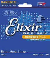 Струны для электрогитары Elixir Nanoweb 10-46 Light (12052)