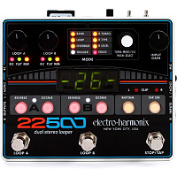Педаль эффектов Electro-Harmonix 22500 DUAL STEREO LOOPER + FOOT CONTROLLER