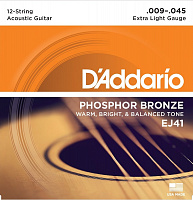 Струны для акустической гитары D'Addario EJ41 9-45